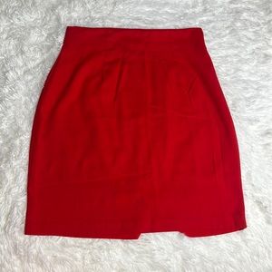 Red Pencil Skirt - 5/6